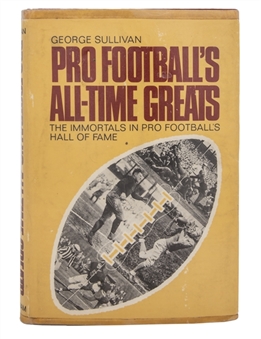Football Hall of Famers Multi Signed "Pro Footballs All-Time Greats" Hardcover Book With 30+ Signatures (Beckett)